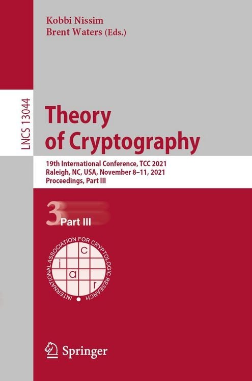 Produktbild: Theory of Cryptography