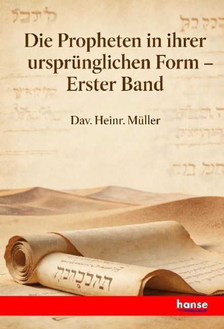 Produktbild: Die Propheten in ihrer urspr&uuml;nglichen Form