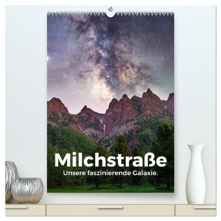 Produktbild: Milchstra&szlig;e - Unsere faszinierende Galaxie. (hochwertiger Premium Wandkalender 2026 DIN A2 hoch), Kunstdruck in Hochglanz