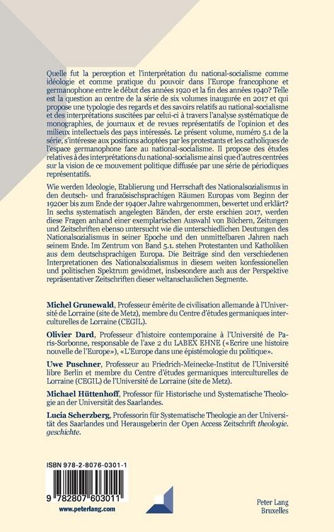 Produktbild: Confrontations au national-socialisme en Europe francophone et germanophone. Auseinandersetzungen mit dem National sozialismus im deutschund franz&ouml;sis