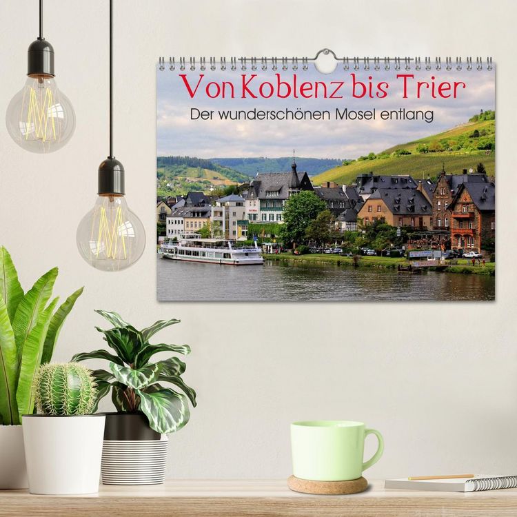 Produktbild: Der wundersch&ouml;nen Mosel entlang &ndash; Von Koblenz bis Trier (Wandkalender 2026 DIN A4 quer), CALVENDO Monatskalender