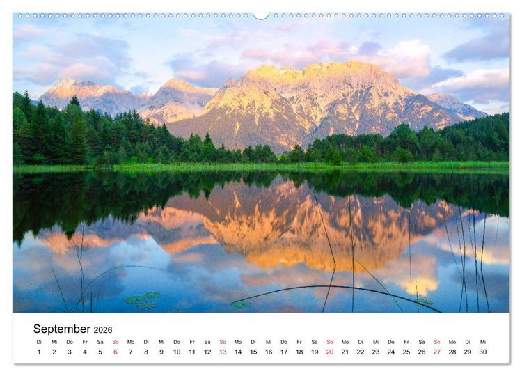 Produktbild: Landschaften vom Licht gek&uuml;&szlig;t (hochwertiger Premium Wandkalender 2026 DIN A2 quer), Kunstdruck in Hochglanz