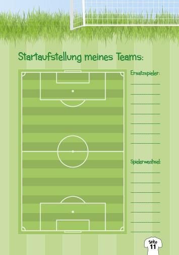 Produktbild: Fu&szlig;balltagebuch