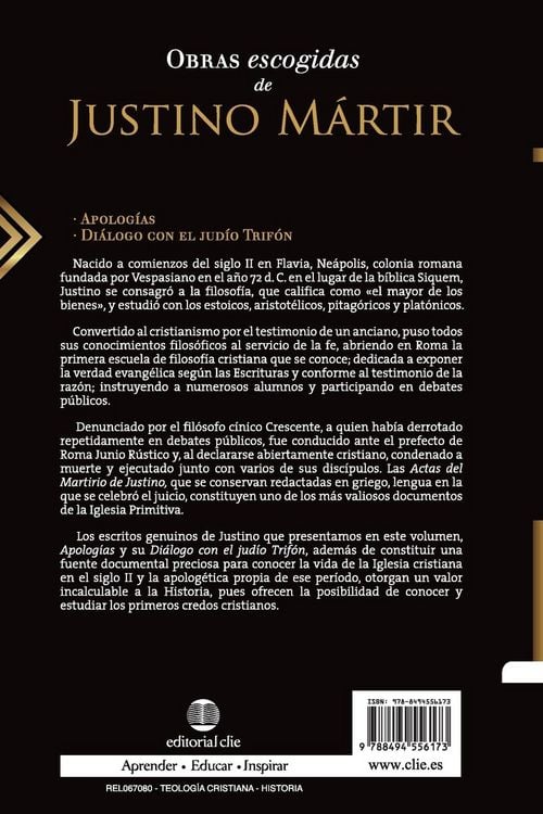 Produktbild: El Obras escogidas de Justino M&iquest;&iquest;rtir