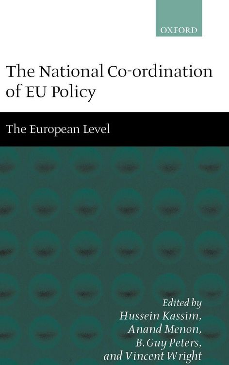 Produktbild: The National Co-Ordination of Eu Policy