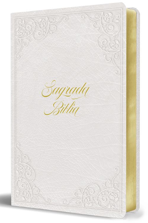 Produktbild: Biblia Cat&oacute;lica: Letra Grande. S&iacute;mil Piel Blanca: Boda, Quincea&ntilde;era, Primera Comu Ni&oacute;n / Catholic Leathersoft White Bible: Bride, Quinceanera, First Communi