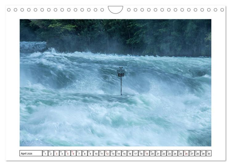 Produktbild: Rheinfall in Schaffhausen - Ein Naturschauspiel (Wandkalender 2026 DIN A4 quer), CALVENDO Monatskalender