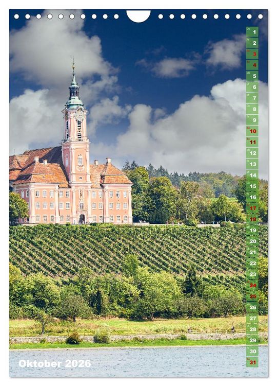 Produktbild: &Uuml;berlingen Perle am Bodensee (Wandkalender 2026 DIN A4 hoch), CALVENDO Monatskalender