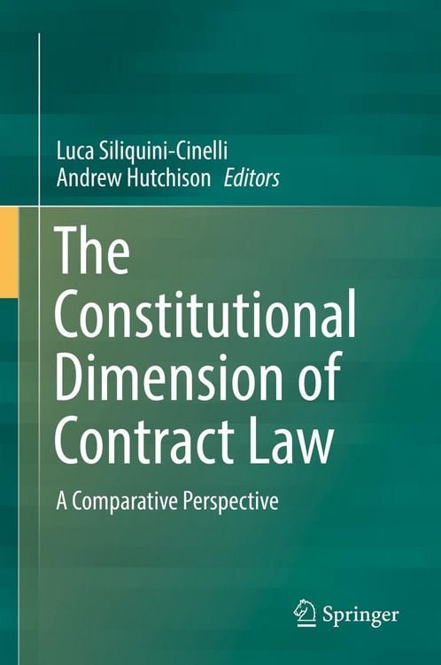 Produktbild: The Constitutional Dimension of Contract Law