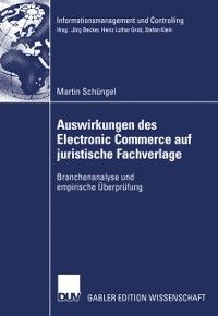 Produktbild: Auswirkungen des Electronic Commerce auf juristische Fachverlage