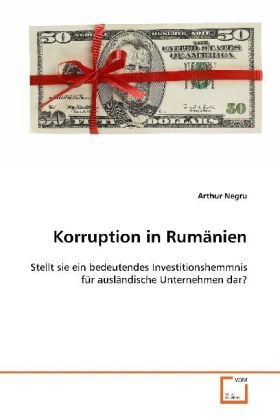 Produktbild: Negru Arthur: Korruption in Rum&auml;nien