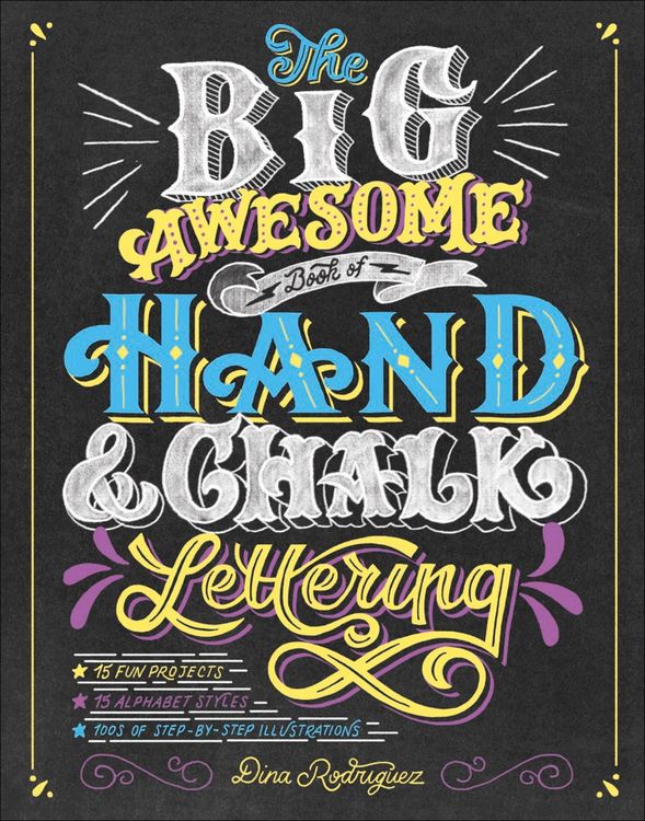 Produktbild: The Big Awesome Book of Hand & Chalk Lettering