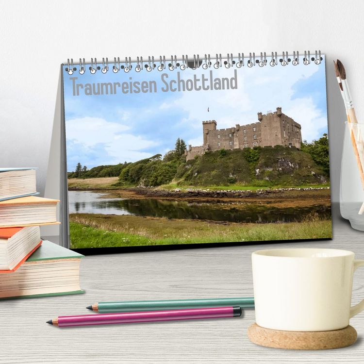 Produktbild: Traumreisen Schottland (Tischkalender 2026 DIN A5 quer), CALVENDO Monatskalender