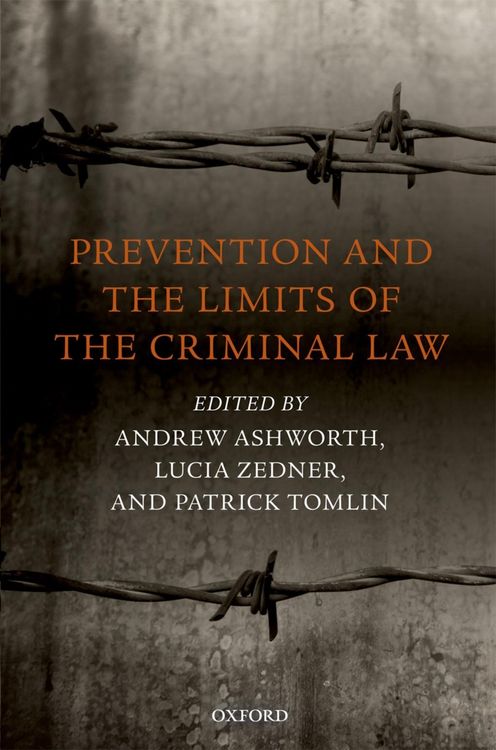 Produktbild: Prevention and the Limits of the Criminal Law