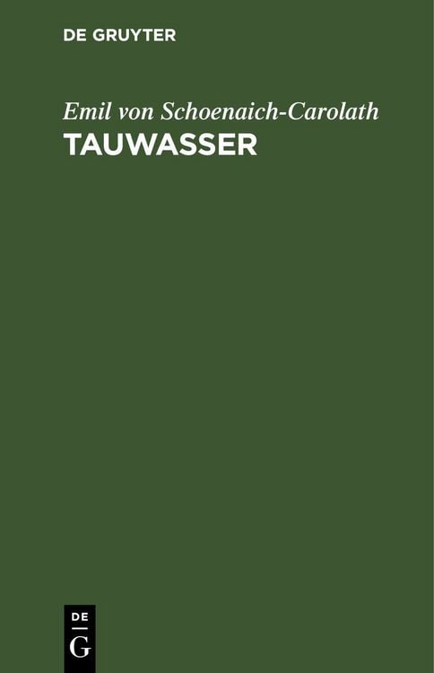 Produktbild: Tauwasser
