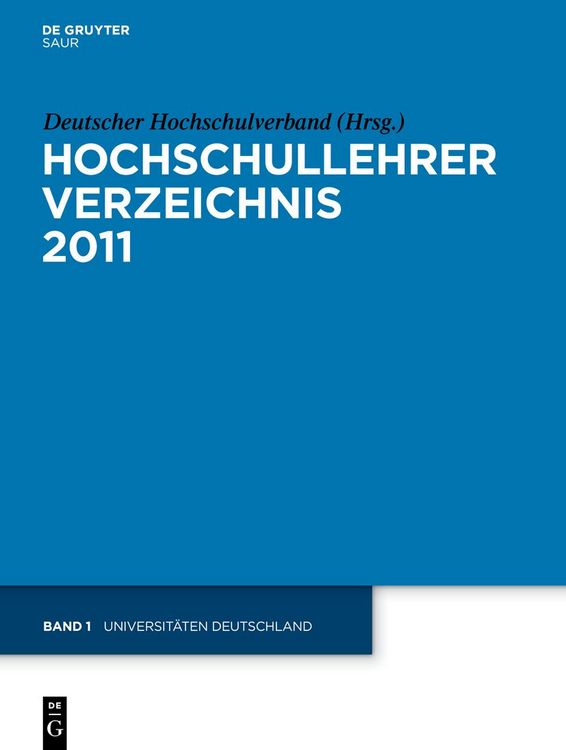 Produktbild: Universit&auml;ten Deutschland