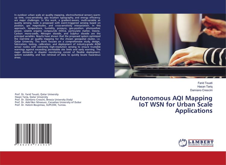 Produktbild: Autonomous AQI Mapping IoT WSN for Urban Scale Applications