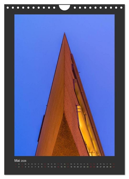 Produktbild: Plakative Architektur (Wandkalender 2026 DIN A4 hoch), CALVENDO Monatskalender