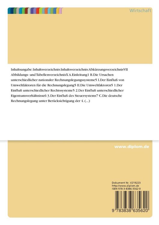 Produktbild: Vergleich ausgew&auml;hlter deutscher und US-amerikanischer Rechnungslegungsvorschriften