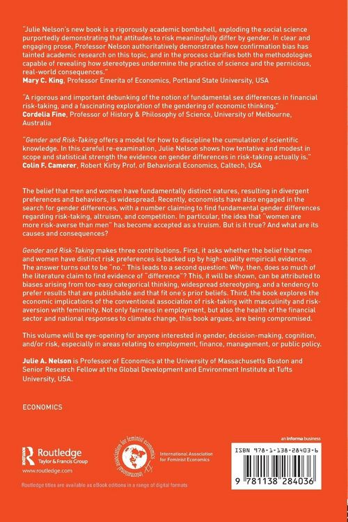 Produktbild: Gender and Risk-Taking