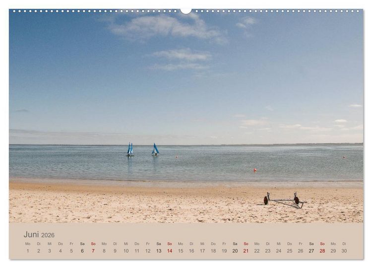 Produktbild: Sylt-Momente (hochwertiger Premium Wandkalender 2026 DIN A2 quer), Kunstdruck in Hochglanz