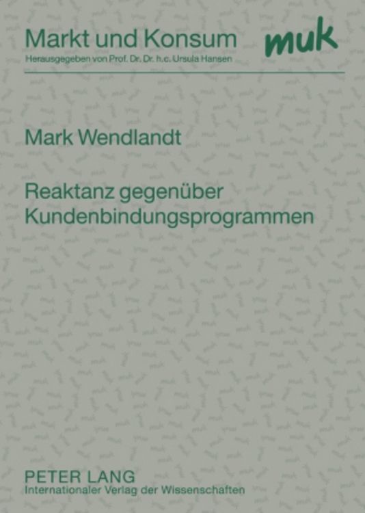 Produktbild: Reaktanz gegenueber Kundenbindungsprogrammen
