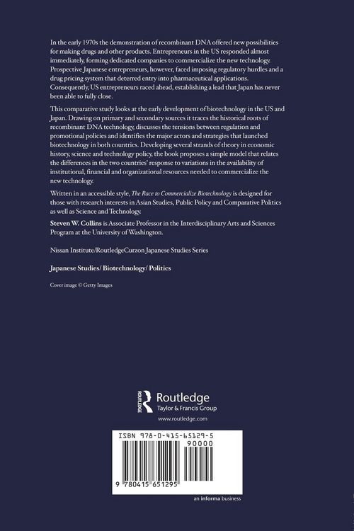 Produktbild: The Race to Commercialize Biotechnology