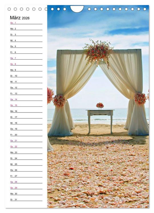 Produktbild: Lust auf Hochzeit - Planer (Wandkalender 2026 DIN A4 hoch), CALVENDO Monatskalender