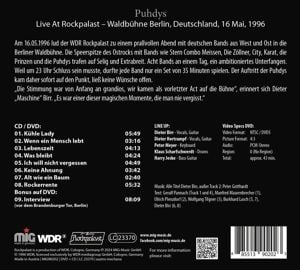 Produktbild: Live At Rockpalast (Berlin 1996)
