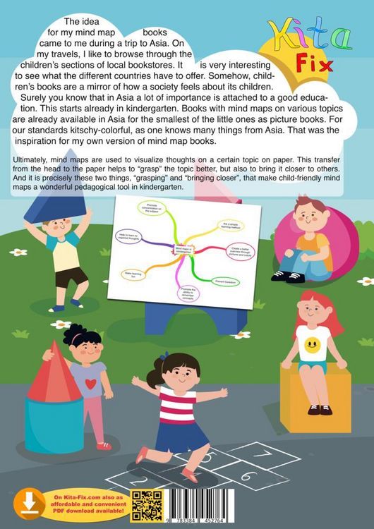 Produktbild: KitaFix-Mindmap Numbers & Shapes (Ready-made thought maps for Preschool work in Daycare and Kindergarten)