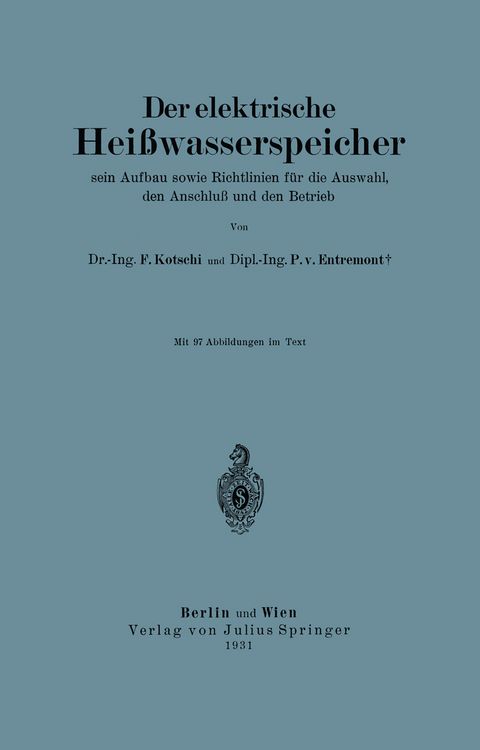 Produktbild: Der elektrische Hei&szlig;wasserspeicher