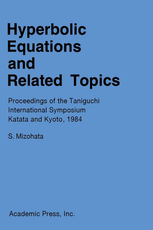 Produktbild: Hyperbolic Equations and Related Topics