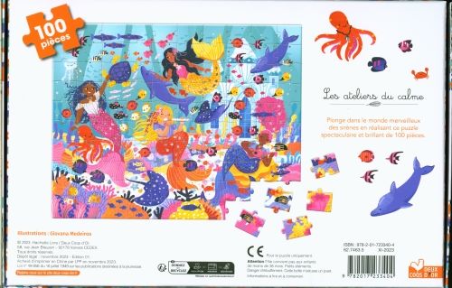 Produktbild: Puzzle brillant : au royaume des sir&egrave;nes
