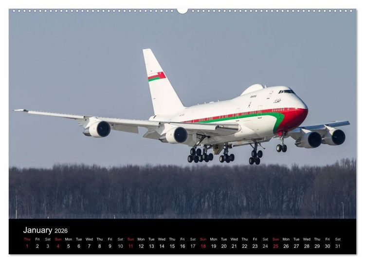 Produktbild: World of Planes (High Quality Premium Wall Calendar 2026 DIN A2 landscape),CALVENDO 12 Month Wall Calendar