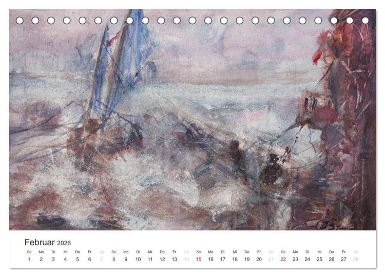 Produktbild: Die Atmosph&auml;re des Impressionismus (Tischkalender 2026 DIN A5 quer), CALVENDO Monatskalender