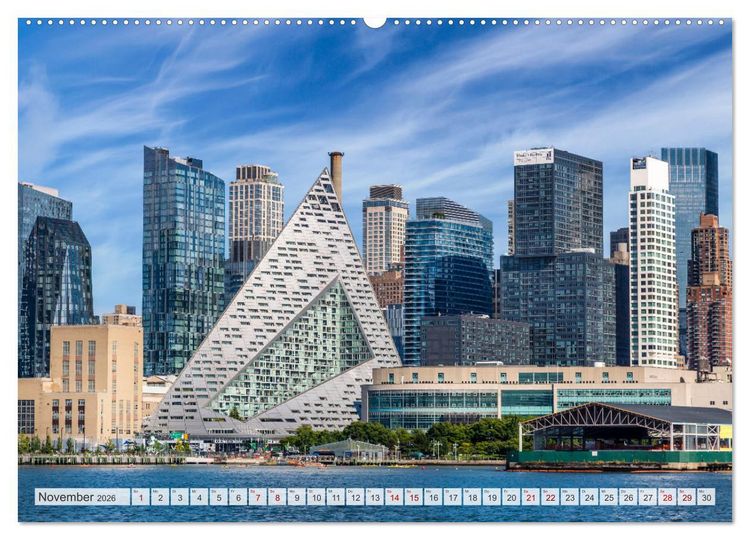 Produktbild: NEW YORK CITY Urbane Magie (hochwertiger Premium Wandkalender 2026 DIN A2 quer), Kunstdruck in Hochglanz