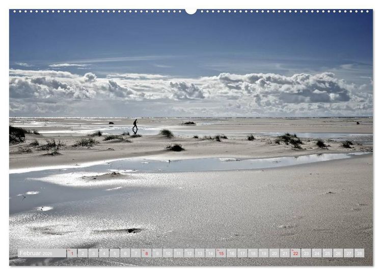 Produktbild: Amrum, die Perle in der Nordsee (hochwertiger Premium Wandkalender 2026 DIN A2 quer), Kunstdruck in Hochglanz