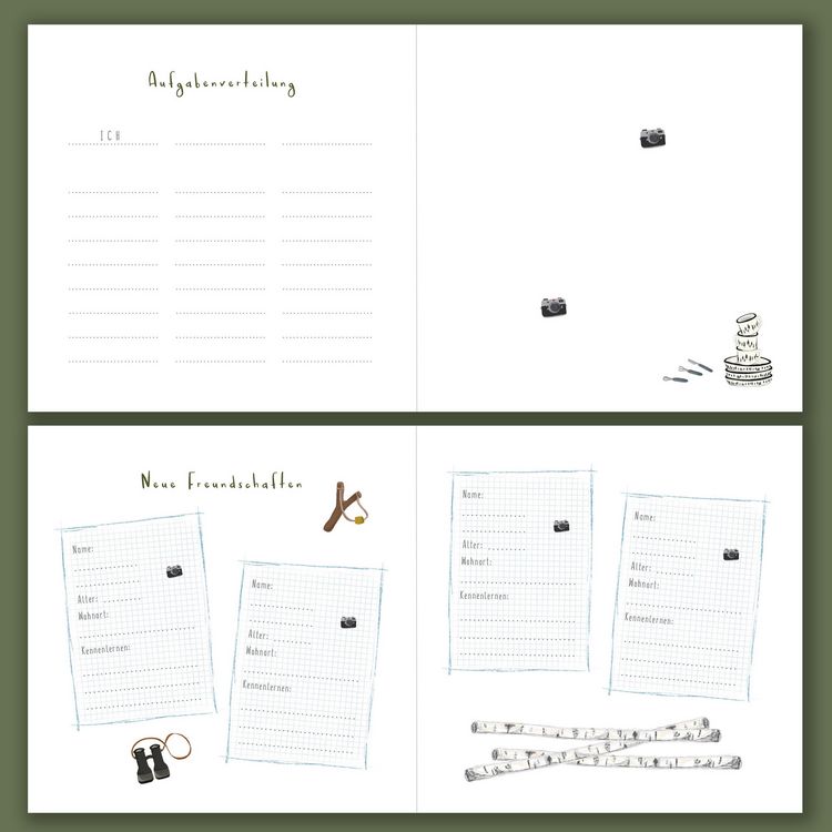 Produktbild: Let&rsquo;s go! Reisetagebuch - Camping