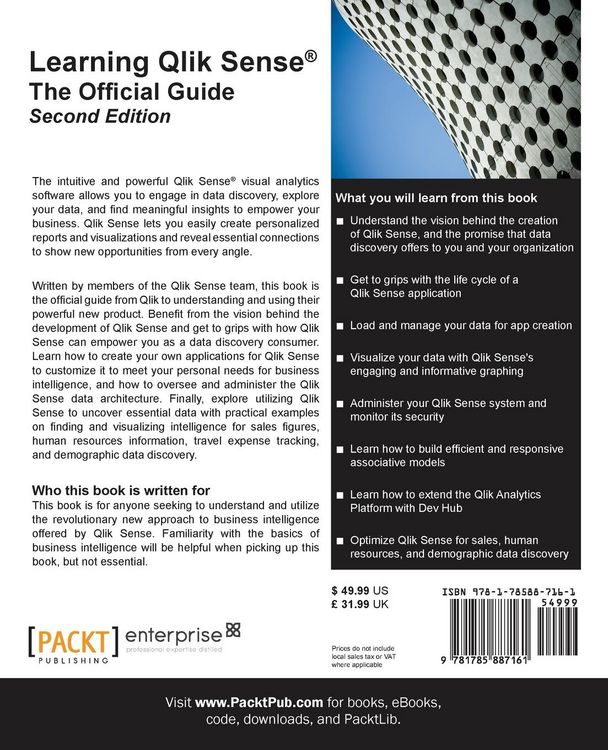 Produktbild: Learning Qlik Sense The Official Guide - Second Edition