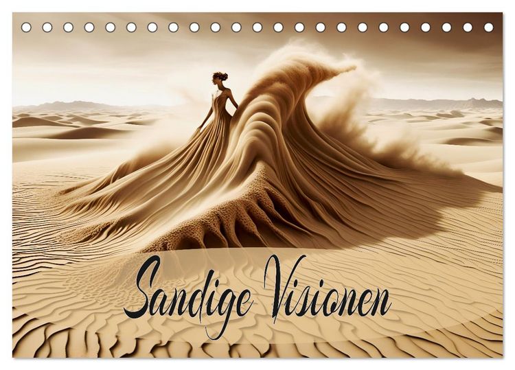 Produktbild: Sandige Visionen (Tischkalender 2026 DIN A5 quer), CALVENDO Monatskalender