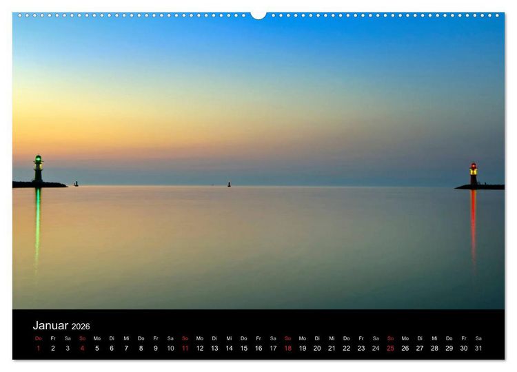 Produktbild: Mecklenburg - Vorpommern (Wandkalender 2026 DIN A2 quer), CALVENDO Monatskalender