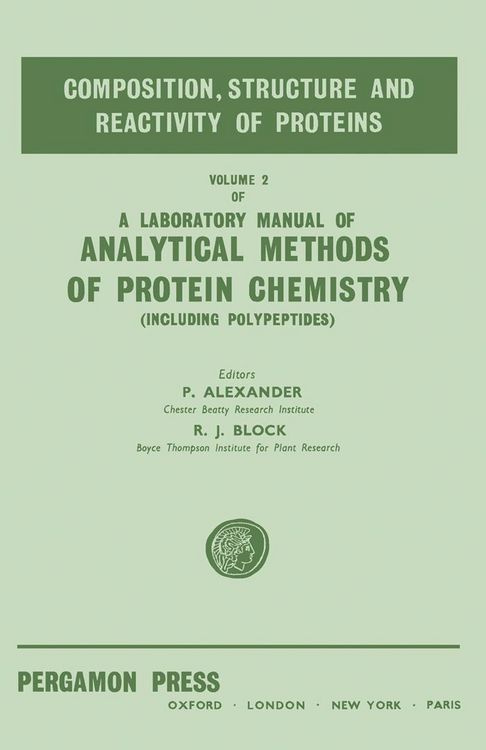 Produktbild: The Composition, Structure and Reactivity of Proteins