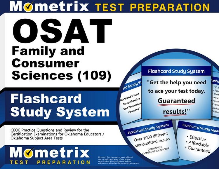 Produktbild: OSAT Family and Consumer Sciences (109) Flashcard Study System