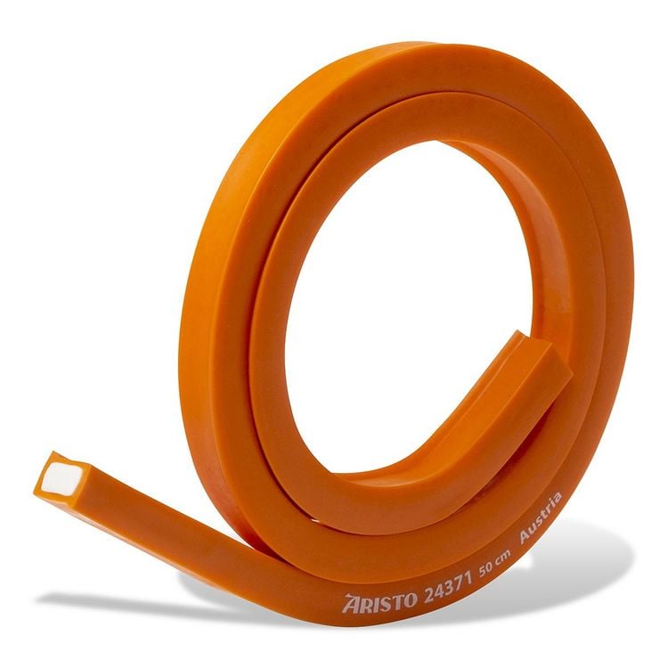 Produktbild: ARISTO Biegsames Kurvenlineal 50 cm orange, Bleikern, Tuschekante
