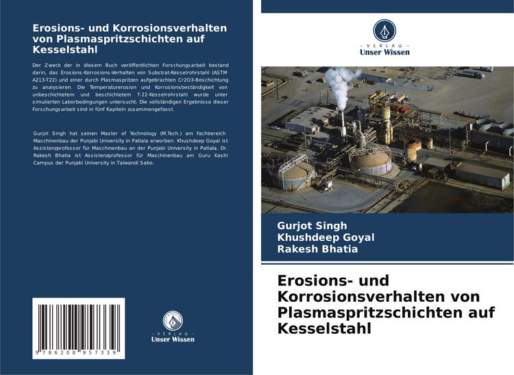 Produktbild: Erosions- und Korrosionsverhalten von Plasmaspritzschichten auf Kesselstahl