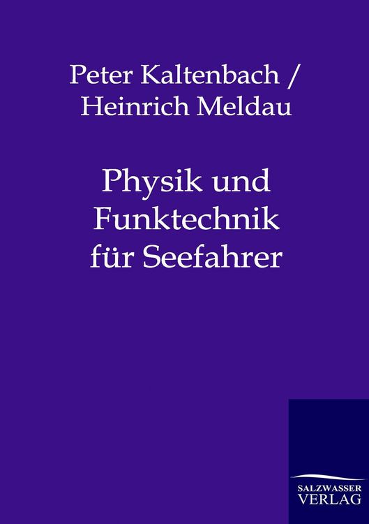 Produktbild: Physik und Funktechnik f&uuml;r Seefahrer