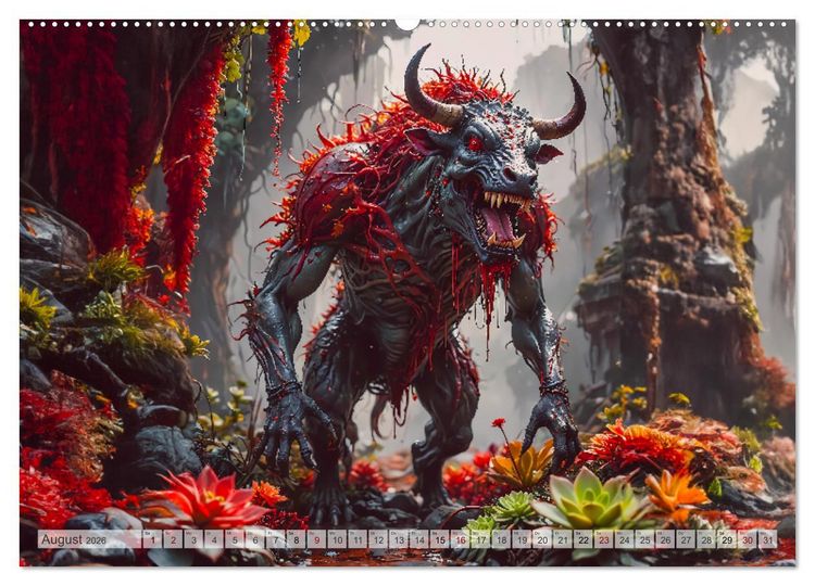 Produktbild: Apokalyptische Wildnis - Schatten der Zivilisation (Wandkalender 2026 DIN A2 quer), CALVENDO Monatskalender