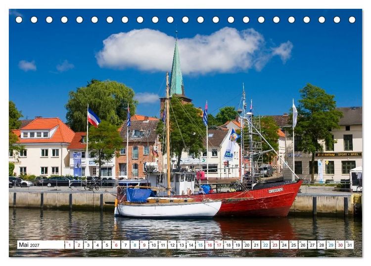 Produktbild: Die Ostseek&uuml;ste von Neustadt bis Travem&uuml;nde (Tischkalender 2027 DIN A5 quer), CALVENDO Monatskalender