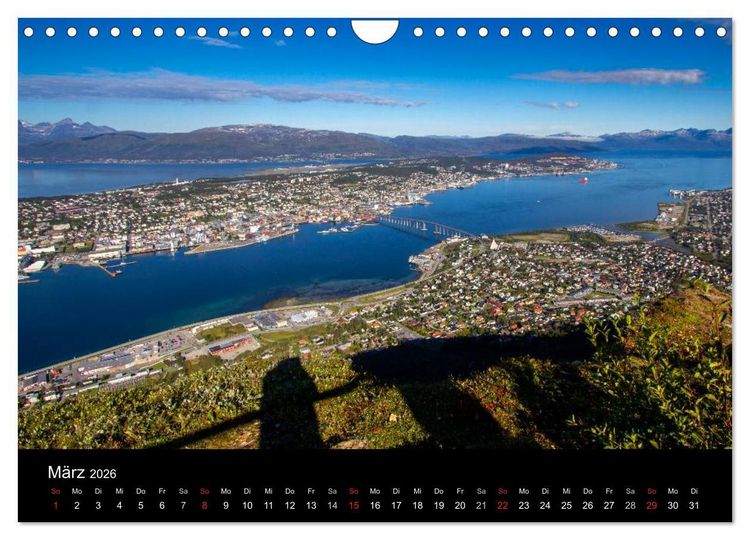 Produktbild: Erlebnis Norwegen: Narvik bis Troms&oslash; (Wandkalender 2026 DIN A4 quer), CALVENDO Monatskalender