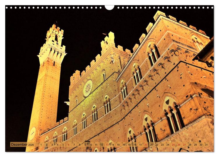 Produktbild: Sehnsucht nach SIENA (Wandkalender 2026 DIN A3 quer), CALVENDO Monatskalender
